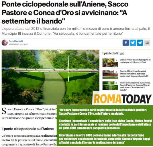 Ponte Ciclopedonale - Zocchi